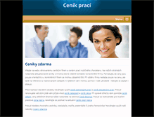 Tablet Screenshot of cenik-praci.cz